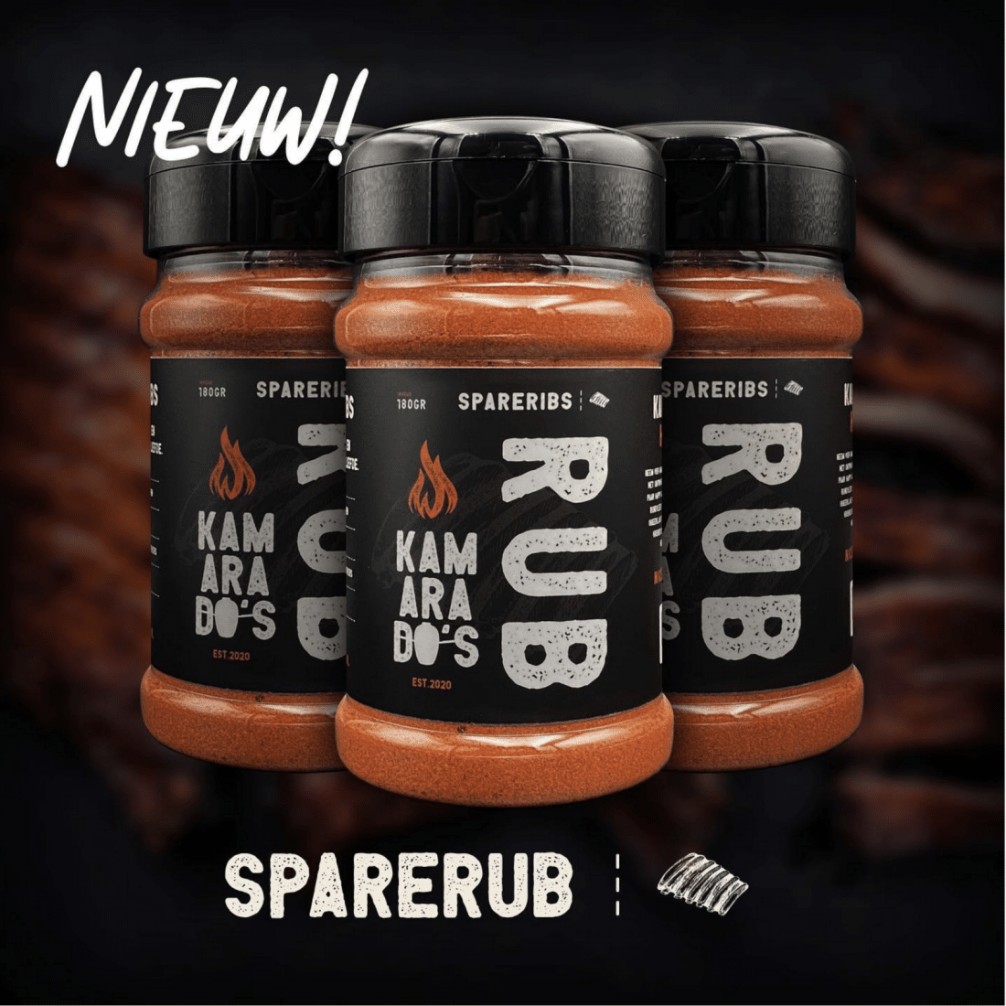 Taste the latest Dry Rub: SPARERUB!