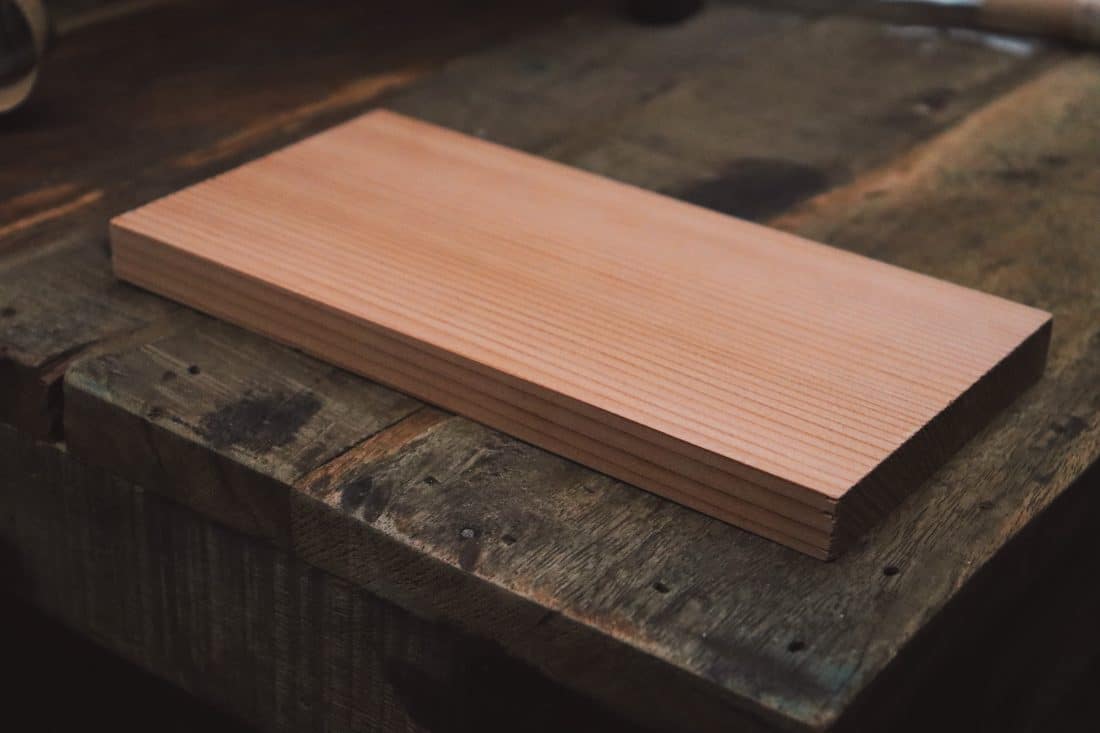 Tapas smoking board cedar wood
