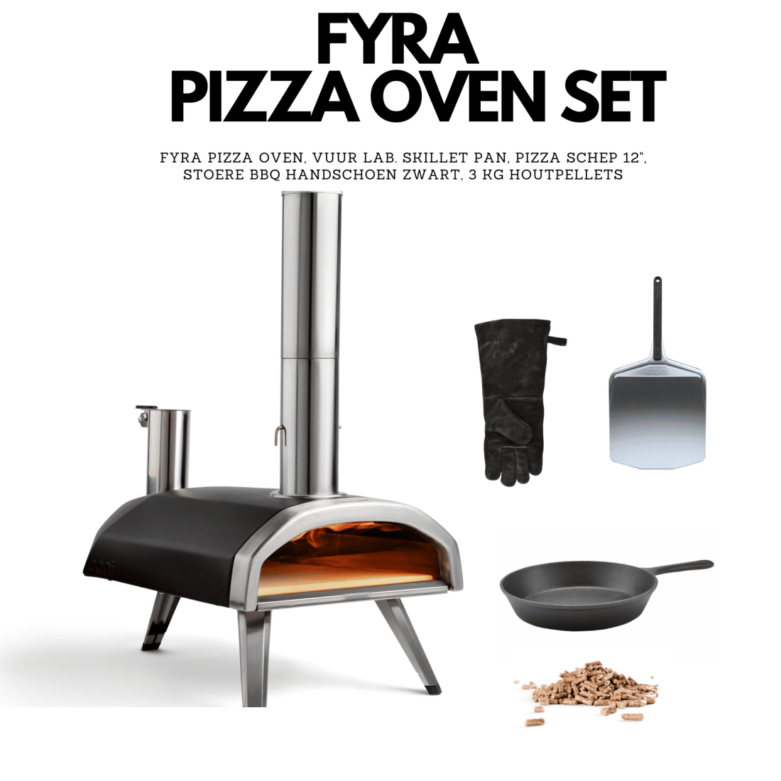 Bak zelf de lekkerste pizza's met de FYRA Pizza oven van OONI