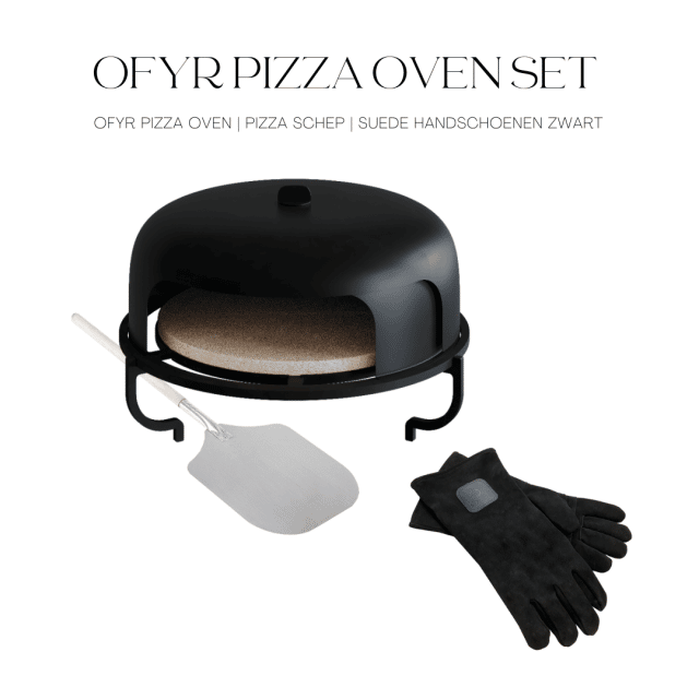 OFYR PIZZA OVEN SET handschoenen zwart