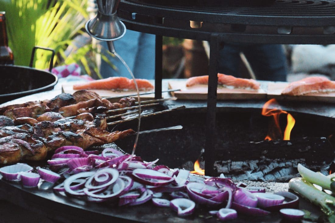 Barbacoa Cocina al aire libre catering XL Ø53 con plancha pedirlo VUUR LAB.®