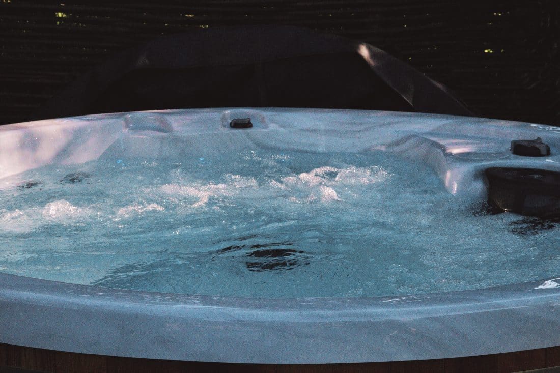 Elektrische hottub van Wellness Tub