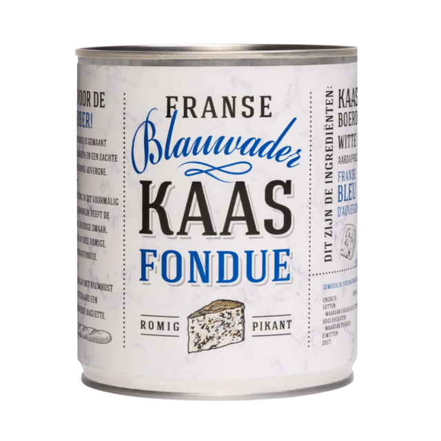 Franse blauwader kaasfondue