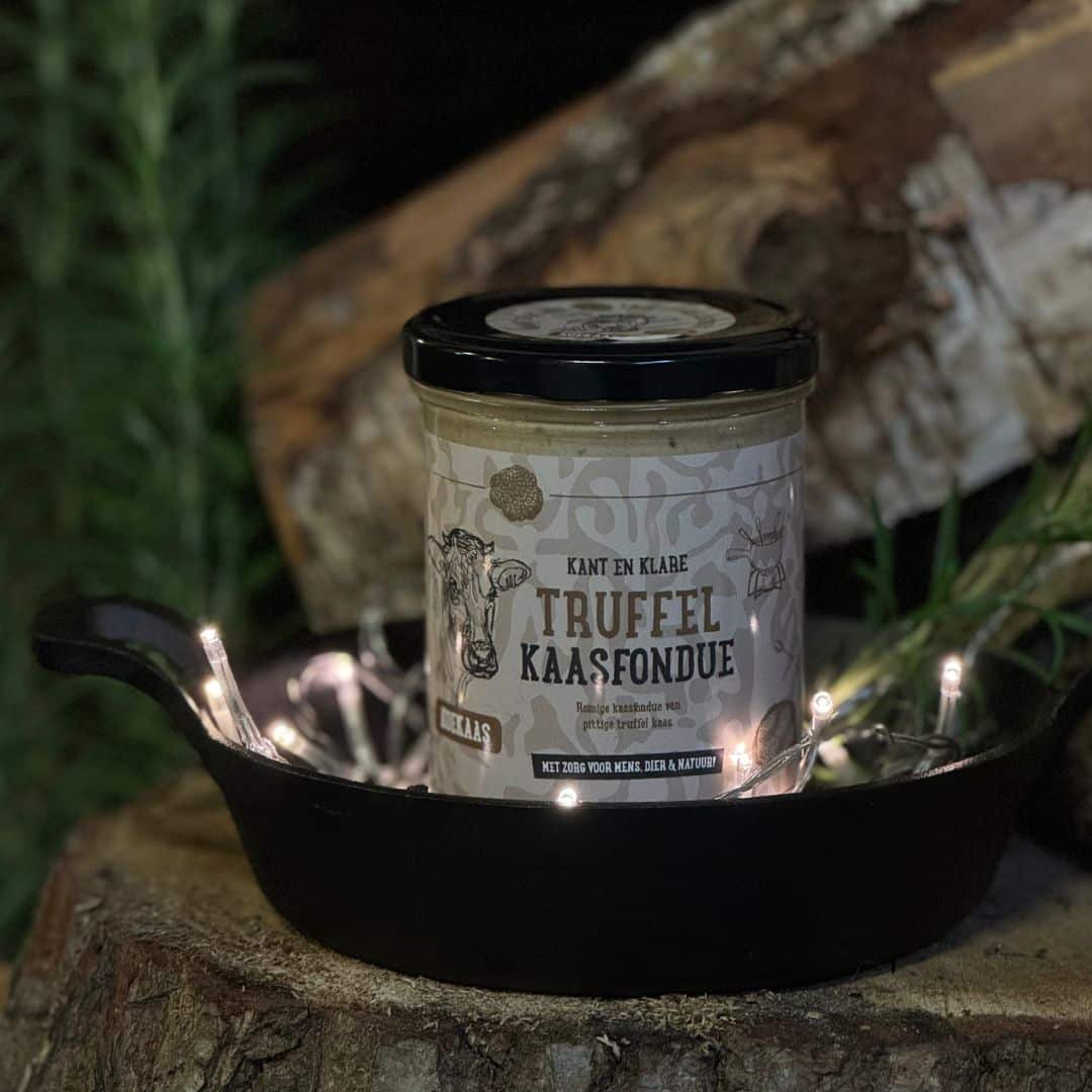 Kaasfondue truffel + Cast Iron pan