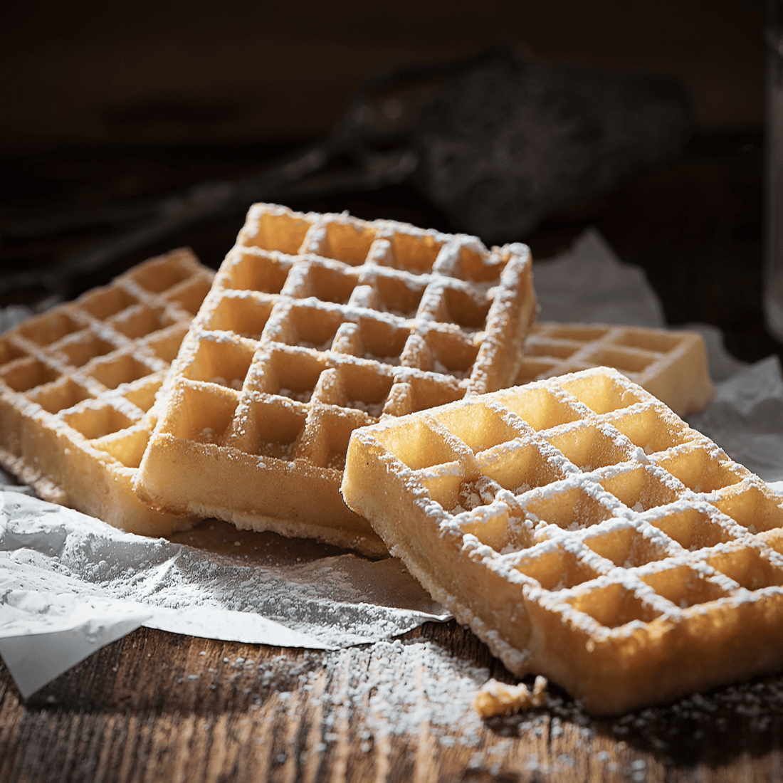 Bake the tastiest waffles on real fire yourself!