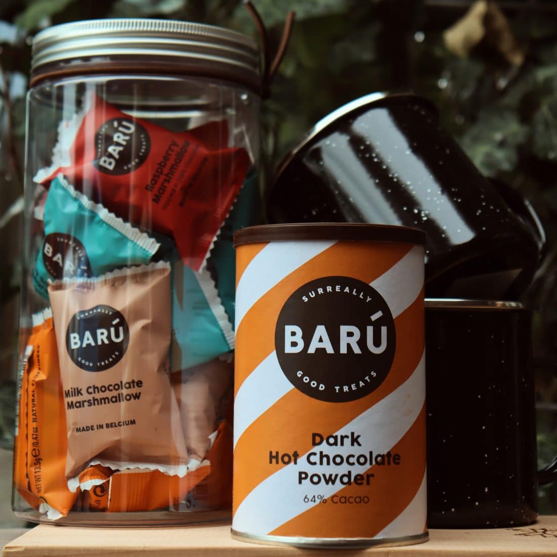 Paquet cadeau de luxe Barú avec tasses en émail