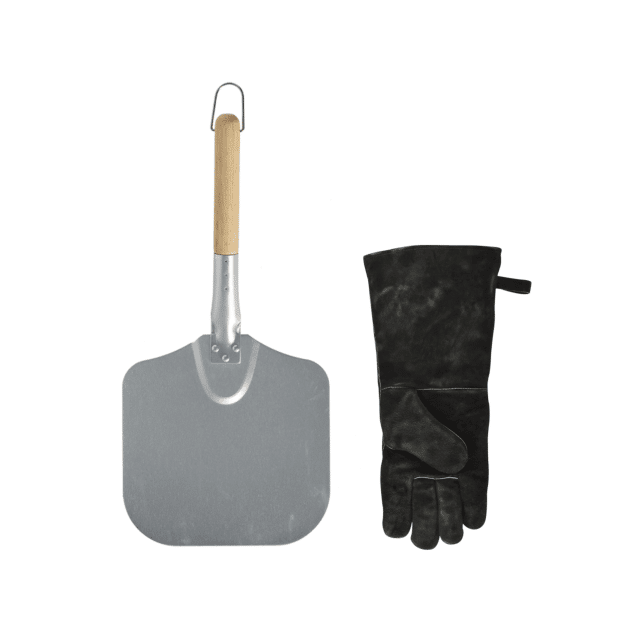 Beautiful pizza scoop and BBQ glove