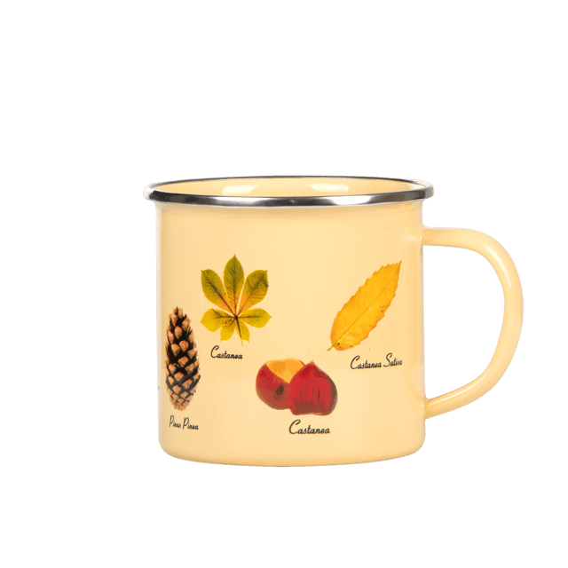 Becher Herbst Emaille