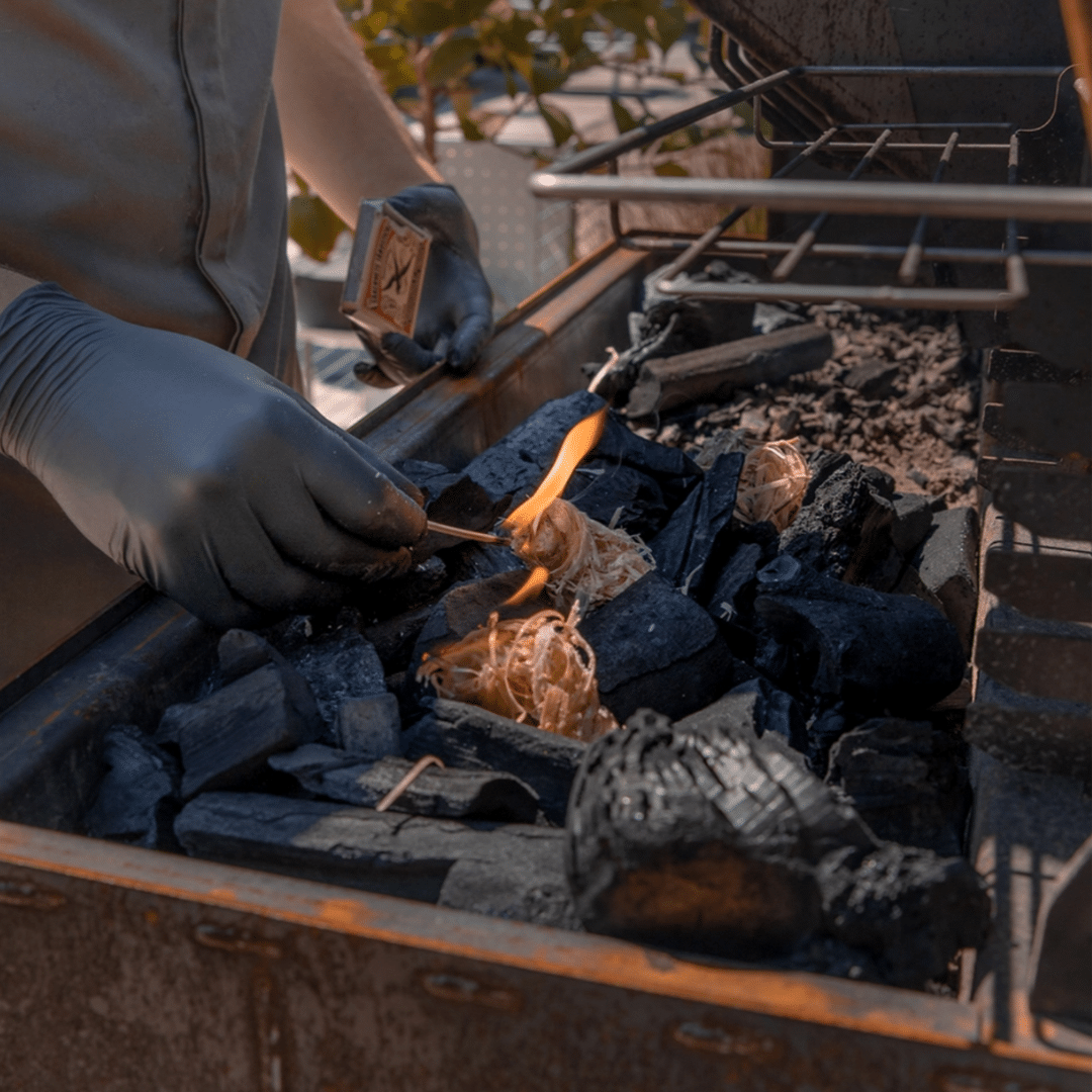 aanmaakwokkel aansteken Outdooroven XL Weltevree