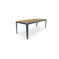 Bended table wood blauw