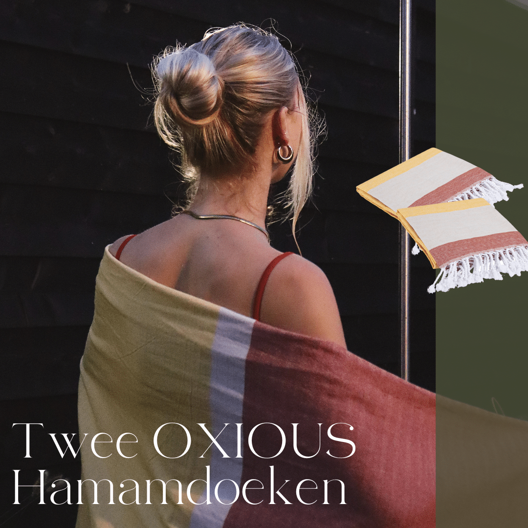 Deux serviettes de hammam oxygénées action