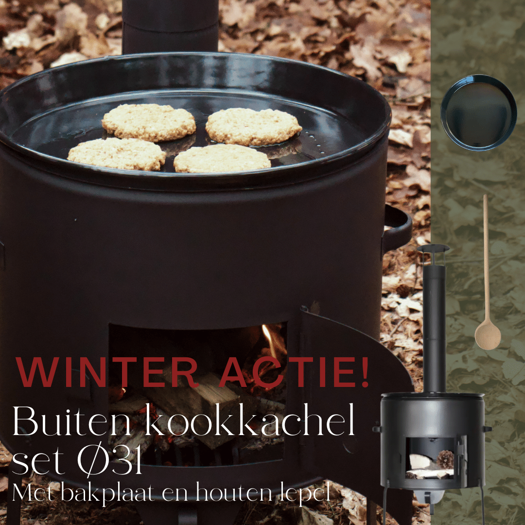 Promotion! Ø31 stove with baking tray and spoon