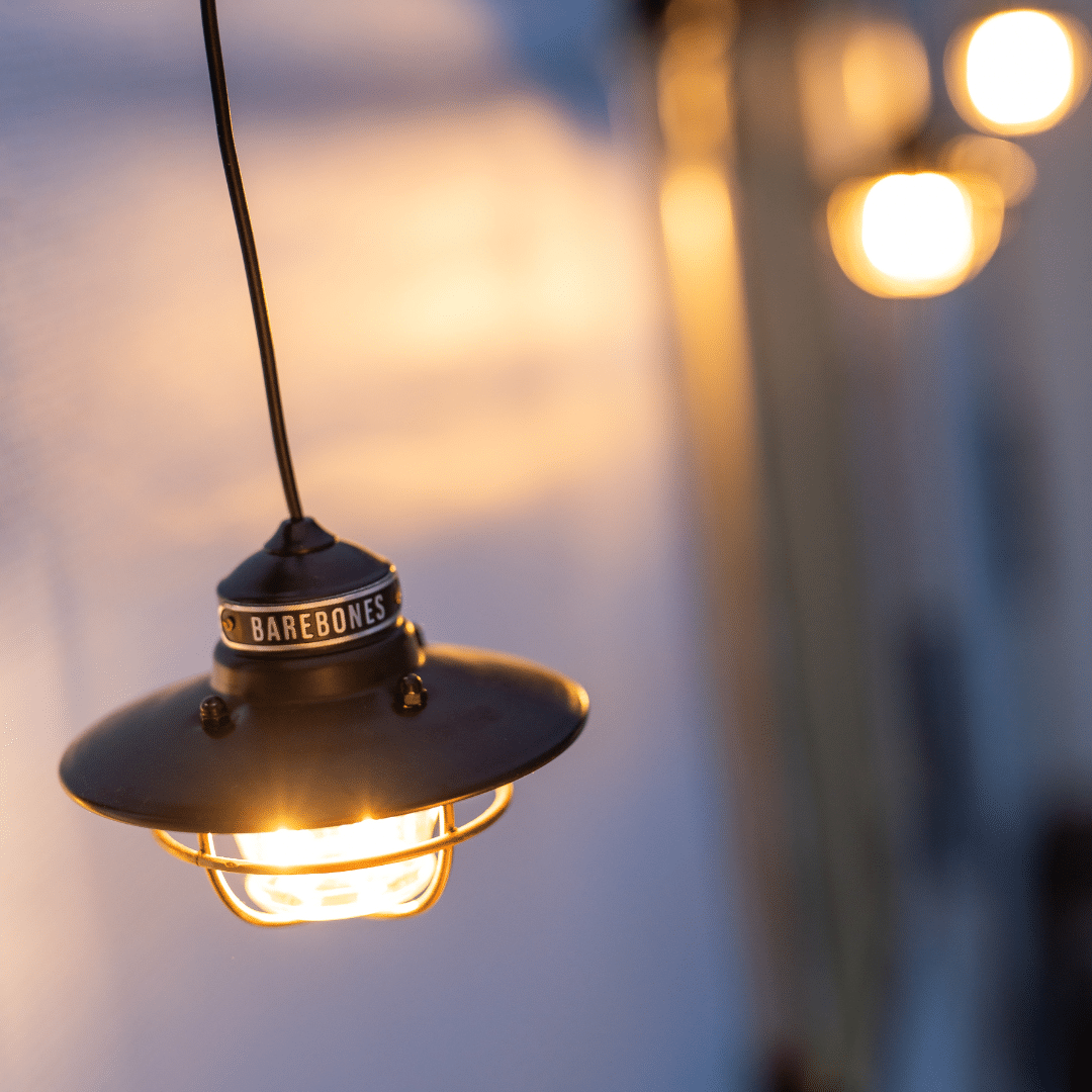 Edison string lights bronze lifestyle