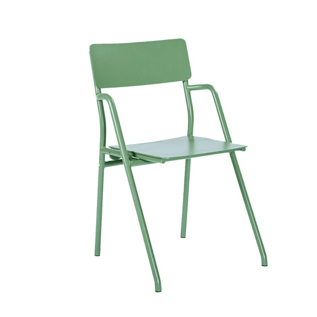 Flip-Up Chair Olive Green Weltevree front
