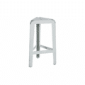 Bended stool high agaat grijs Weltevree