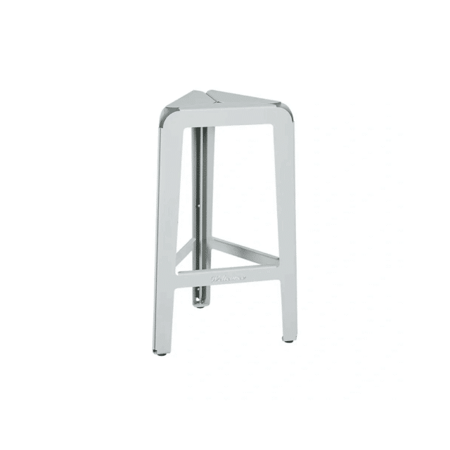 Bended stool high agaat grijs Weltevree