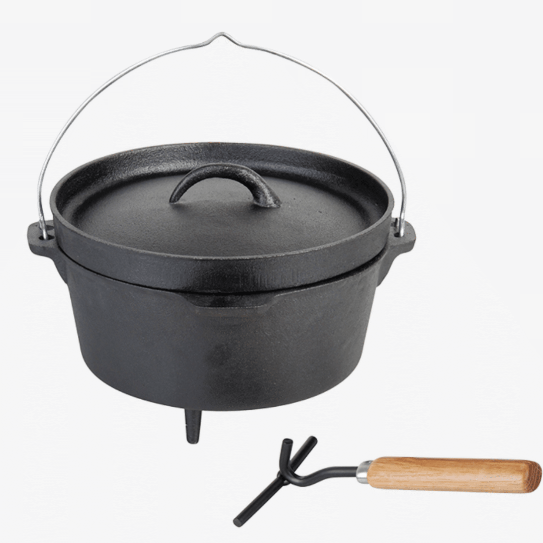 Dutch Oven 3,7L Kampvuurpot 10" - Esschert Design Dutch Oven 3,7L Kampvuurpot 10" - Esschert Design