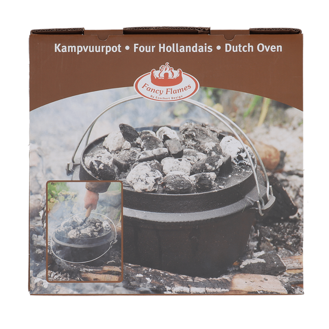Four hollandais 12" Esschert design campfire pot