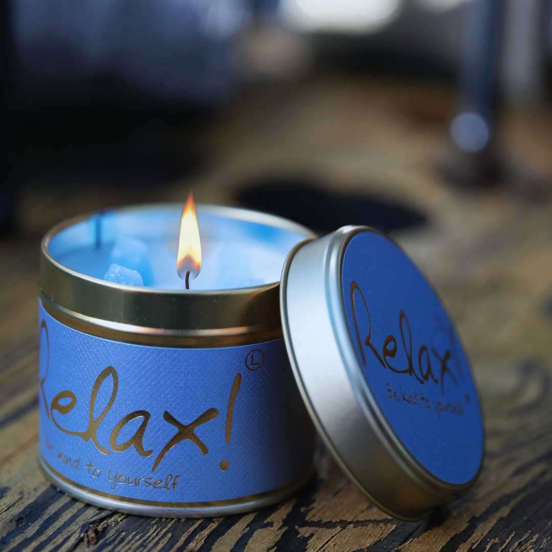 Lily flame scented candles-relax