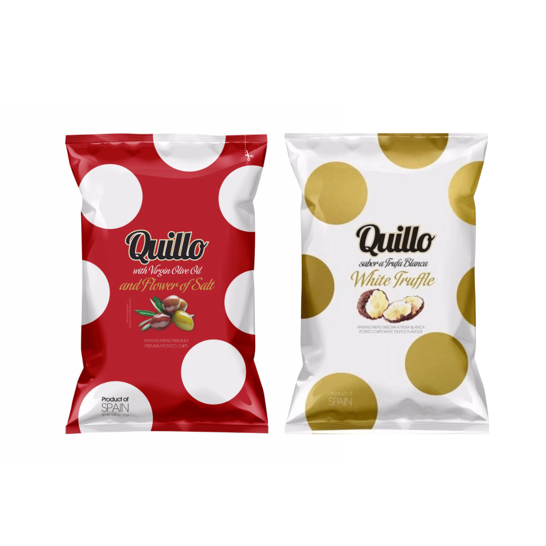 Quillo chips duo tryffel och saltblomma