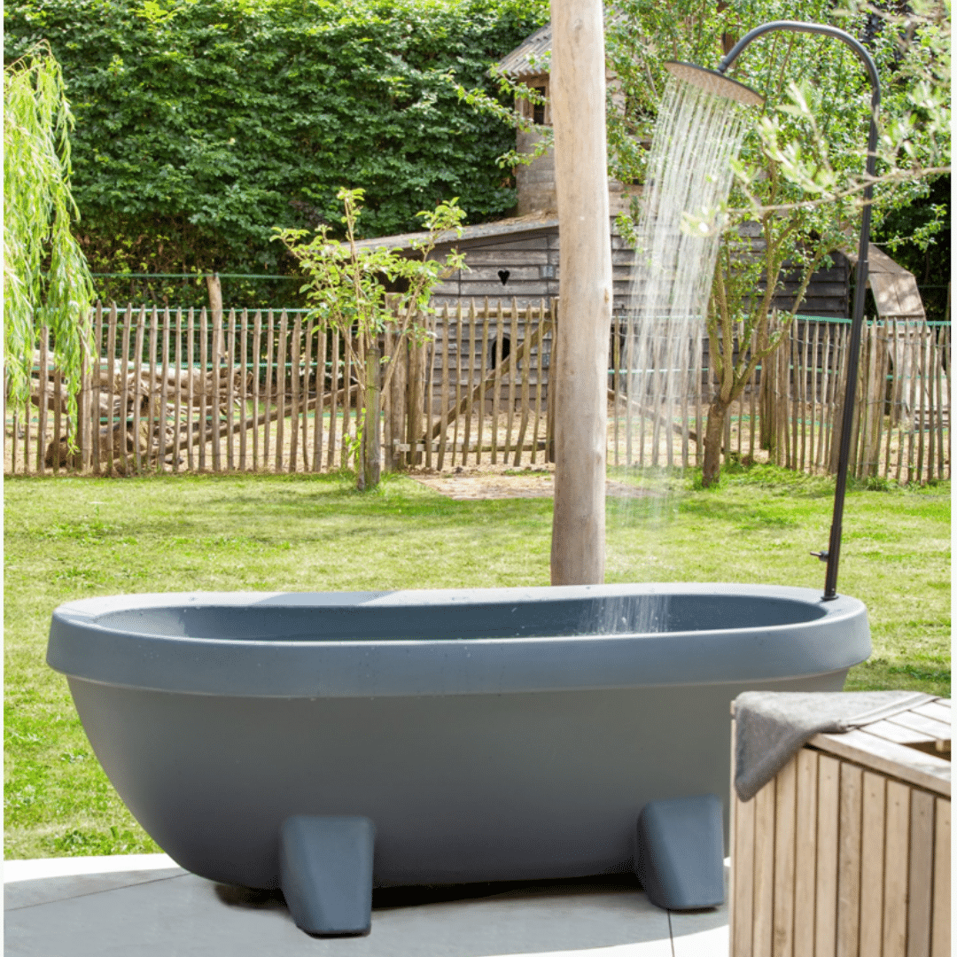 hot tub anthracite with shower