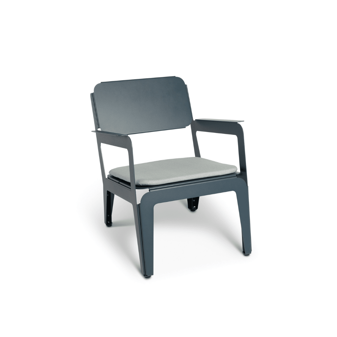 Bended Lounger grijsblauw Weltevree