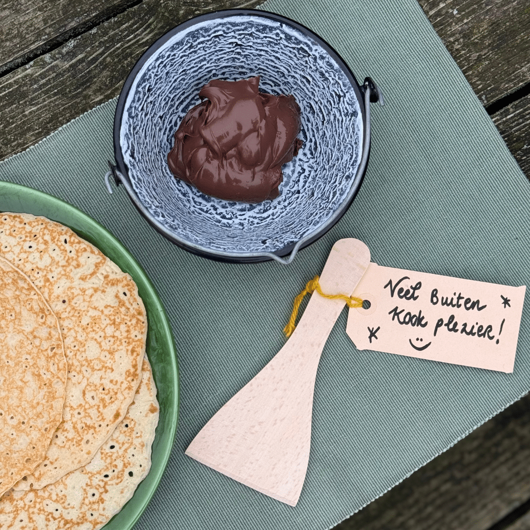 Recept Kampvuur crêpes met Nutella