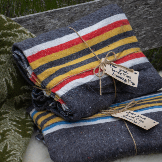 Stoere deken set van het VUUR LAB. Herfst