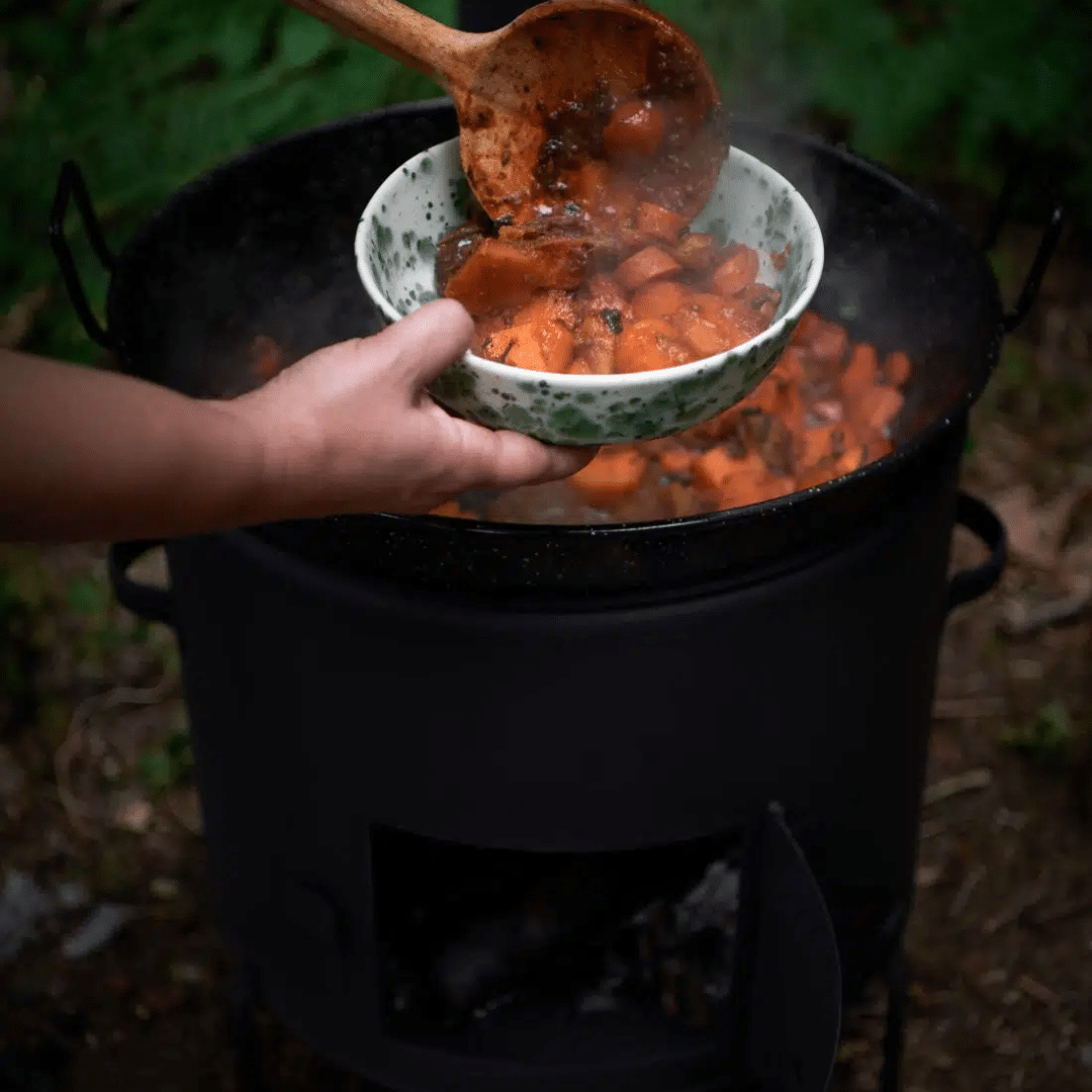 Verwarmende herfst stoof uit de wok pan VUUR LAB.