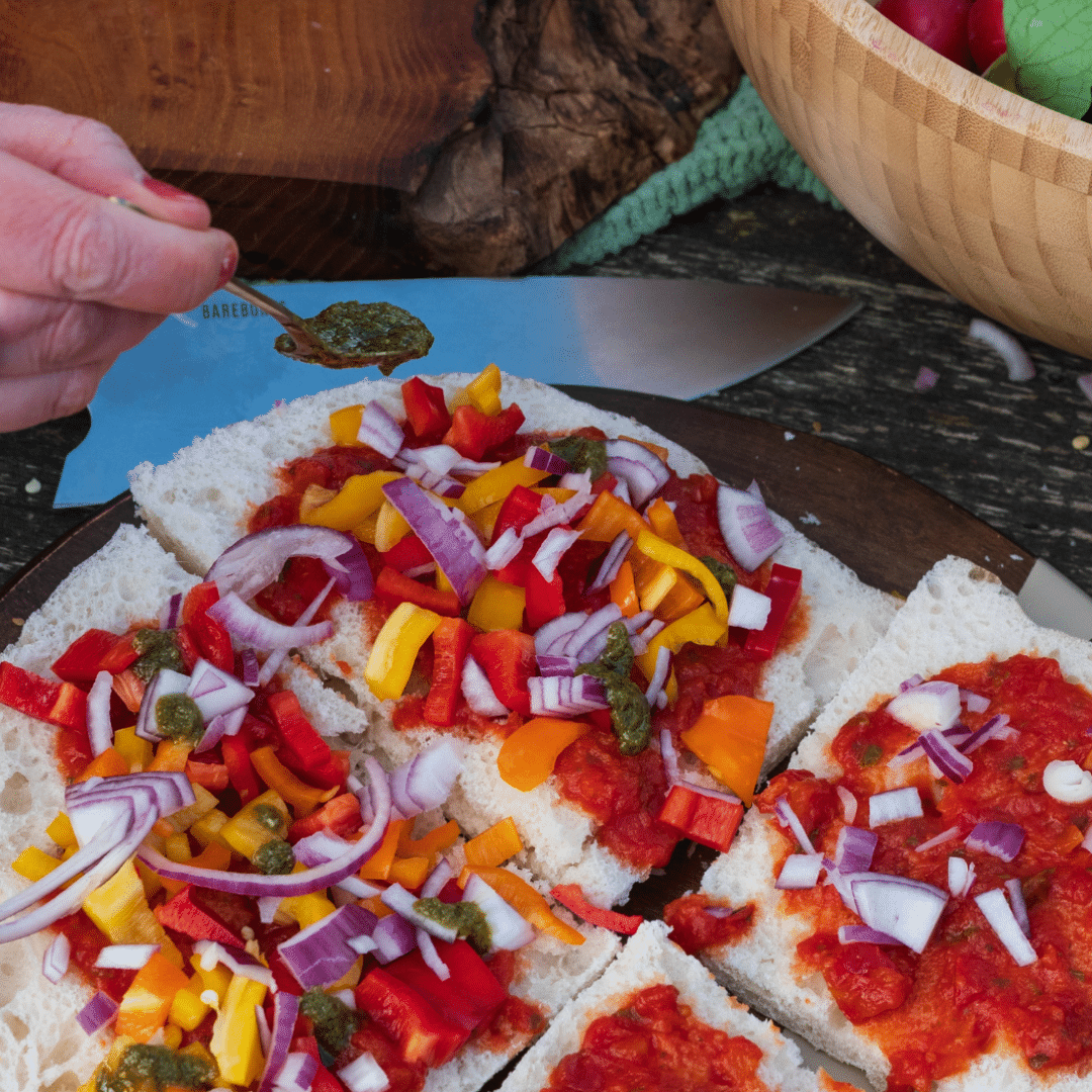 Pizza van Turks brood -VUUR LAB.