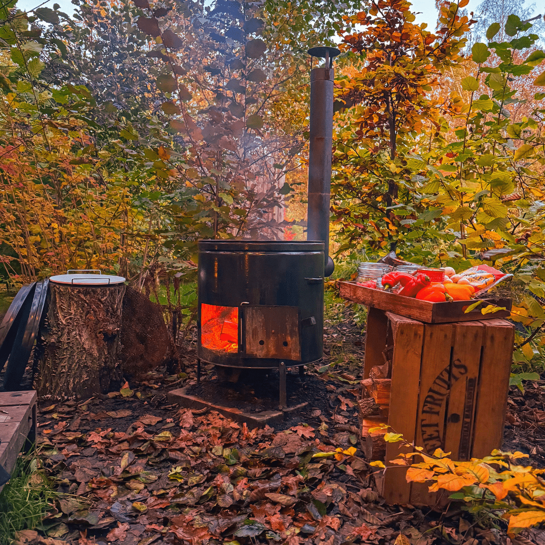 Geniet van buiten koken en fikkie stoken. Foto: wondersofwander Geniet van buiten koken en fikkie stoken. Foto: wondersofwander