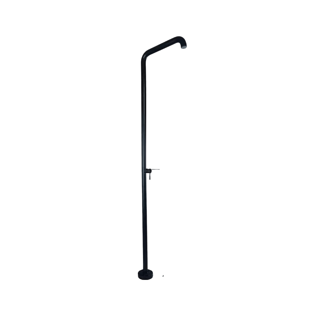 Buitendouche Flow Stainless steel mat zwart Buitendouche Flow Stainless steel mat zwart