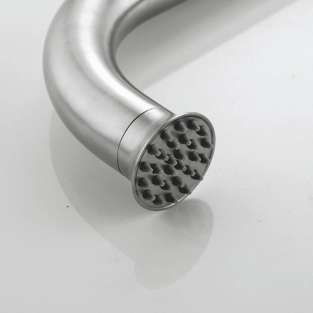 Douchekop buitendouche Flow RVS 316 L van Wellness Tub