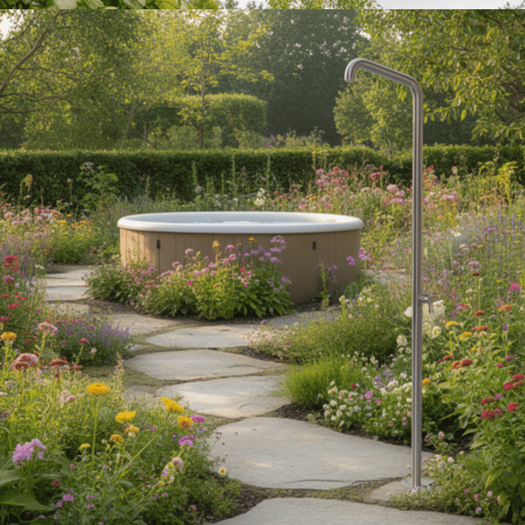 Flow buitendouche van Wellness Tub