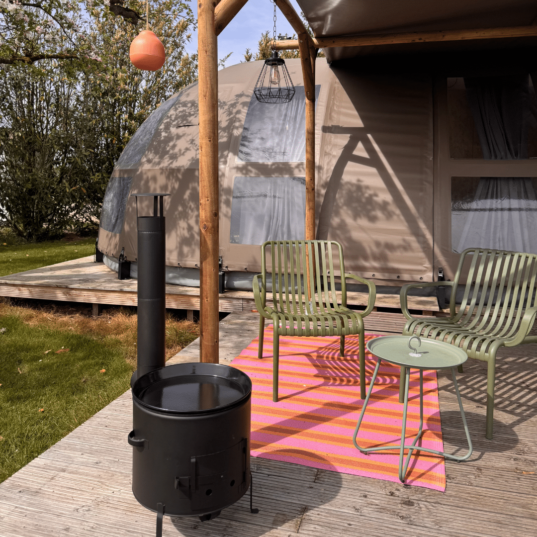 BBQ buiten kookkachel VUUR LAB. bij Buitengoed de Boomgaard