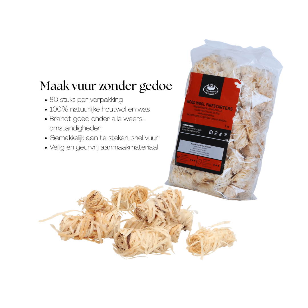 Maak vuur zonder gedoe shop hier jouw aanmaakwokkels