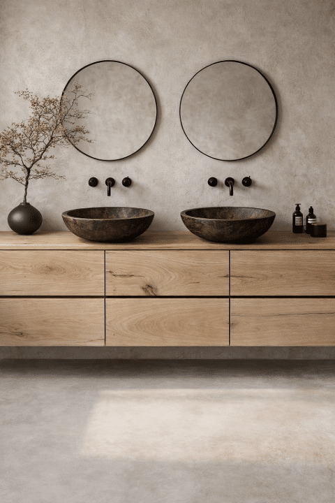 Eiken Badkamermeubel Nailah