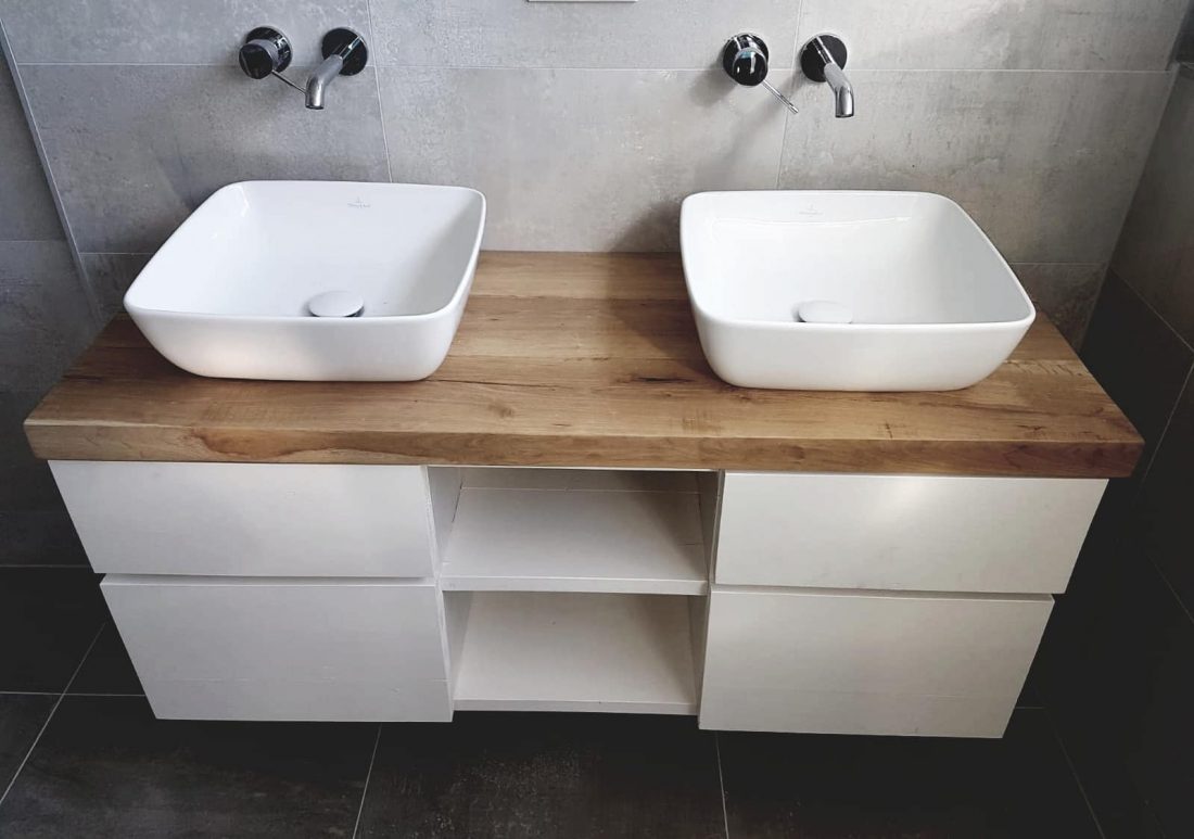 Eiken Mdf Badkamermeubel Dewi