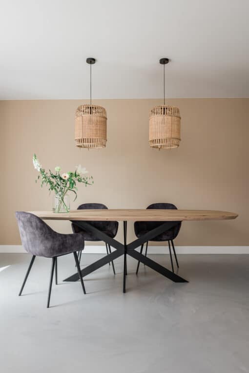 Deens Ovale Eiken Eettafel