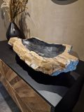 Versteend Houten Waskom Vhw0001