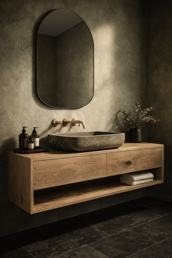 Eiken Badkamermeubel Mulia