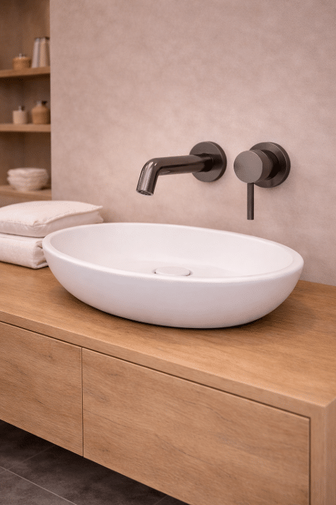 Blue Label Brondby Wastafelkraan Wandmontage