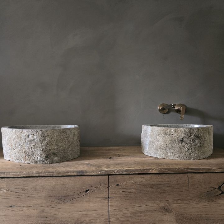 Set Rivierstenen Waskommen Rw00032 1 Set Rivierstenen Waskommen Rw00032 1