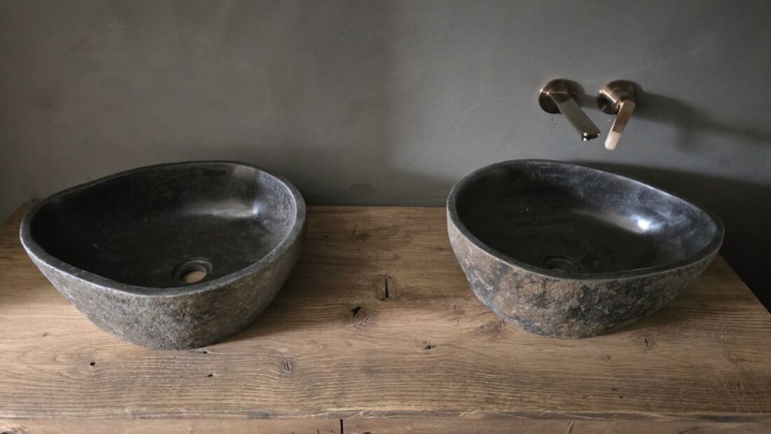 Set Rivierstenen Waskommen Rw00033 1 Set Rivierstenen Waskommen Rw00033 1