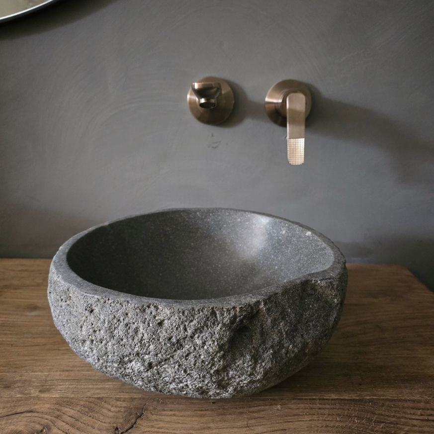 Rivierstenen waskom Rivierstenen waskom