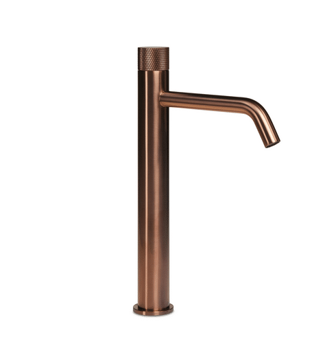 Blue Facet Wastafelkraan High Rise Geborsteld Brons