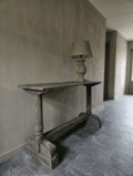 Landelijke sidetable met balusterpoot