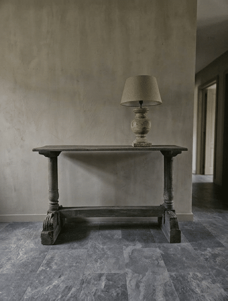 Landelijke Sidetable Met Balusterpoot