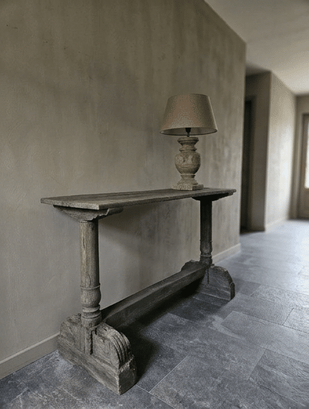 Landelijke Sidetable Met Balusterpoot