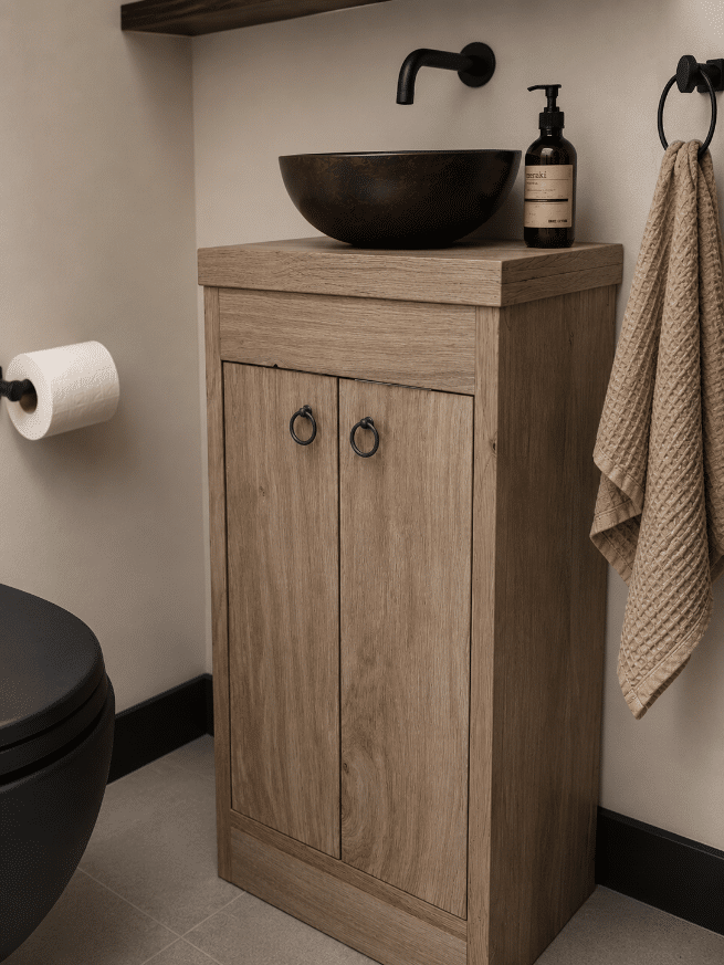 Eiken Toiletmeubel Mahesa Eiken Toiletmeubel Mahesa